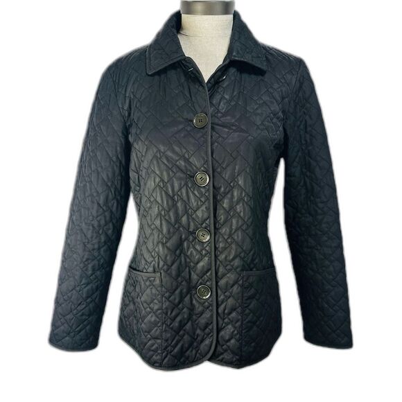 Cole Haan Jackets & Blazers - Cole Haan Signature Quilted Coat Jacket Down Insulated Womens Sz 4P Vintage Y2K